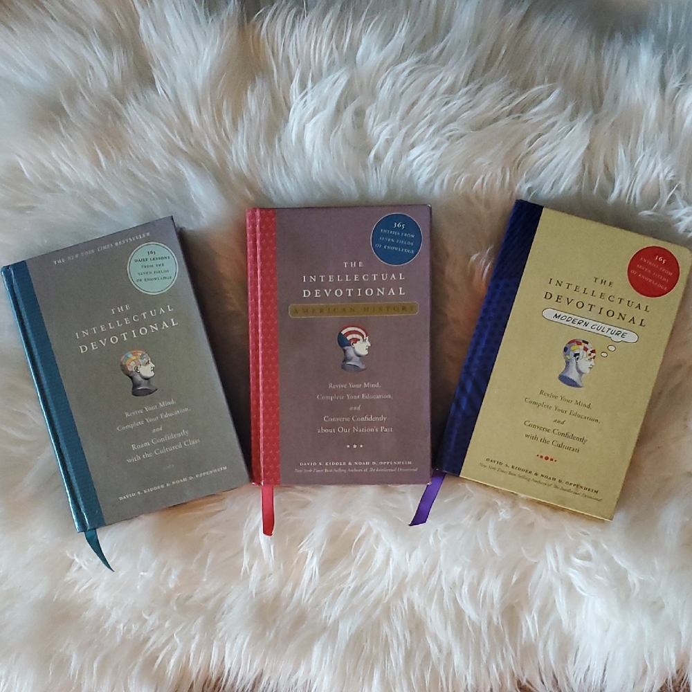 The Intellectual Devotional Book Set - Blue, Purple, Beige